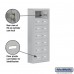 Salsbury Cell Phone Storage Locker - 7 Door High Unit (5 Inch Deep Compartments) - 14 A Doors - steel - Surface Mounted - Master Keyed Locks